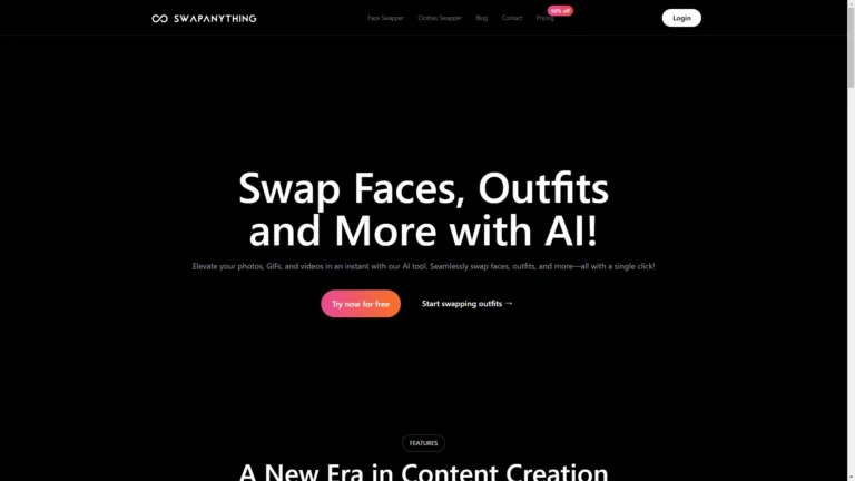 SwapAnything.io – 顔も服も、AIで何でも入れ替え！