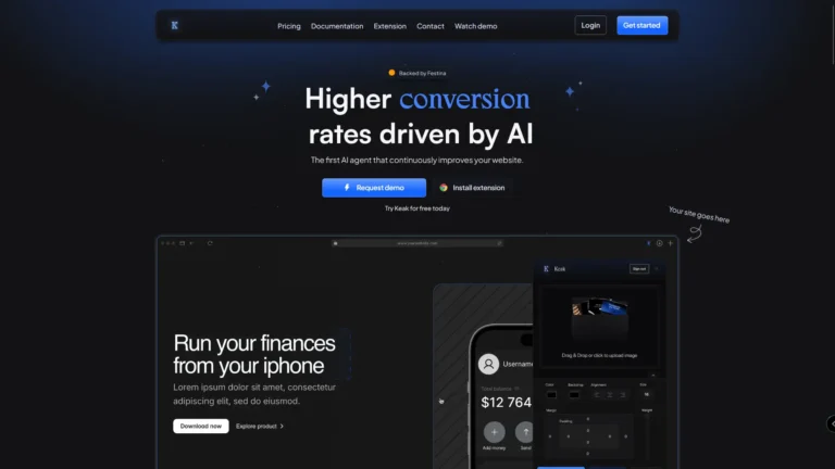 Keak – サイトを放置で最適化する、最初のAIエージェント